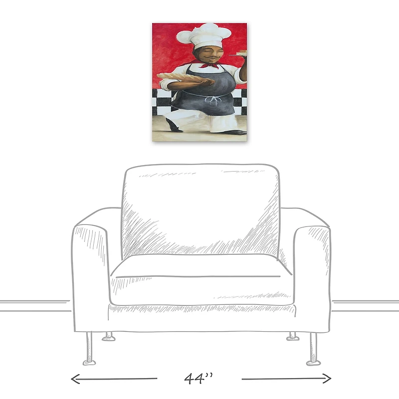 Happy Chef 16" x 20" Canvas Wall Art