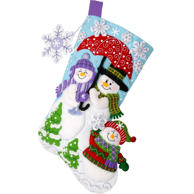 Bucilla® Frosty Family Felt Stocking Kit