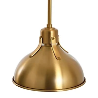 Hello Honey® Robert Stevenson Lighting Cooper 10" Brushed Gold Metal Ceiling Light
