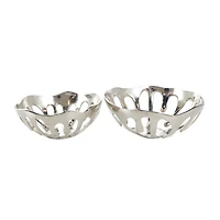 Aluminum Drip Decorative Bowl Set with Open Frame Design