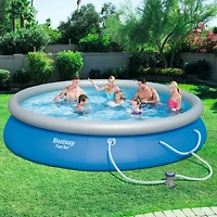 Bestway® Fast Set™ 15ft. Round Inflatable Pool Set