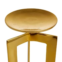 CosmoLiving by Cosmopolitan Gold Contemporary Candle Holder Set