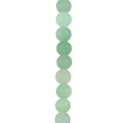 Green Matte Aventurine Round Beads, 7.5mm by Bead Landing™