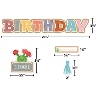 Teacher Created Resources® Happy Cactus Crew Happy Birthday Mini Board Set