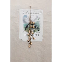Hello Honey® Antique Brass Finish Hanging Metal Bell Cluster