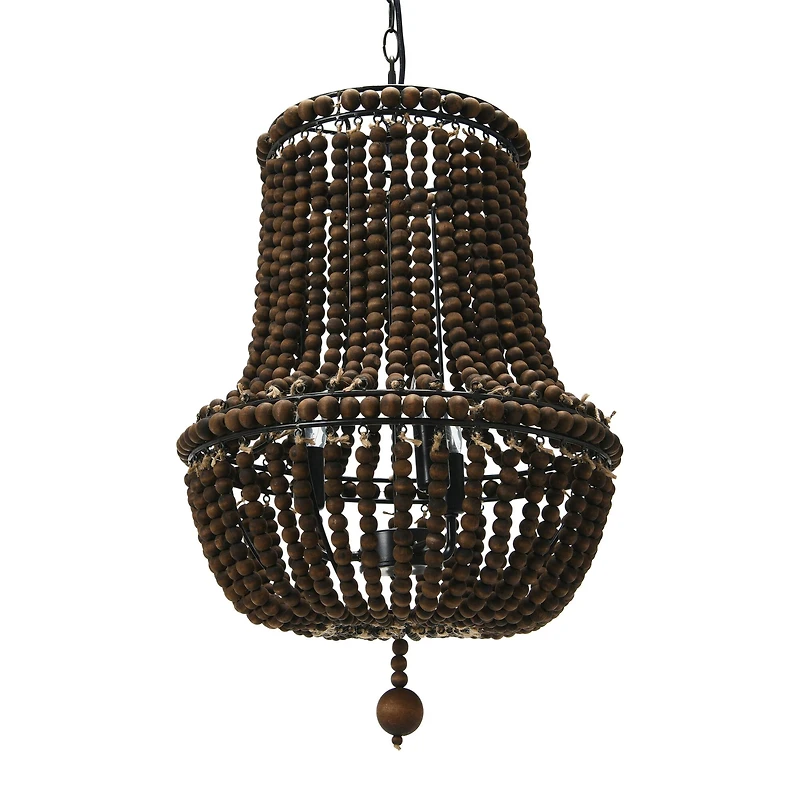Hello Honey® Draped Wood Bead Chandelier