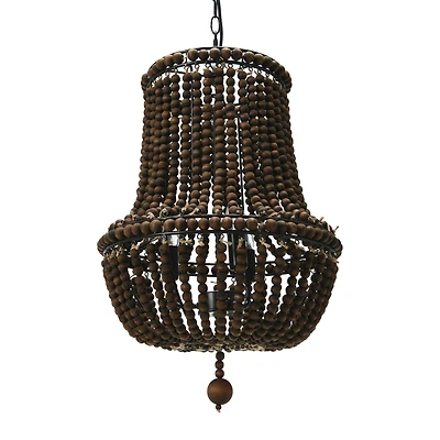 Hello Honey® Draped Wood Bead Chandelier
