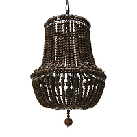 Hello Honey® Draped Wood Bead Chandelier