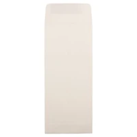 JAM Paper 4.5" x 10.37" Natural White Wove Policy Business Strathmore Envelopes, 25ct.