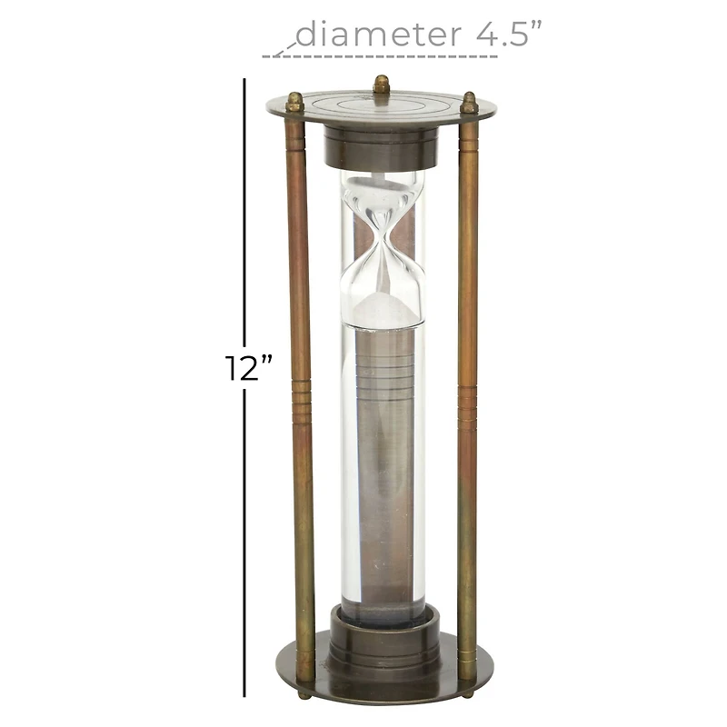 12" Bronze Aluminum Rustic Timer