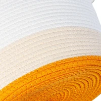 Honey Can Do Yellow Ombre Rope Storage Basket Set