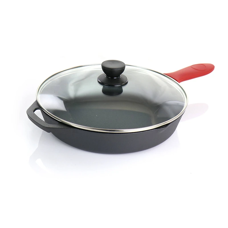 MegaChef Piece Pre-Seasoned Cast Iron Skillet Set