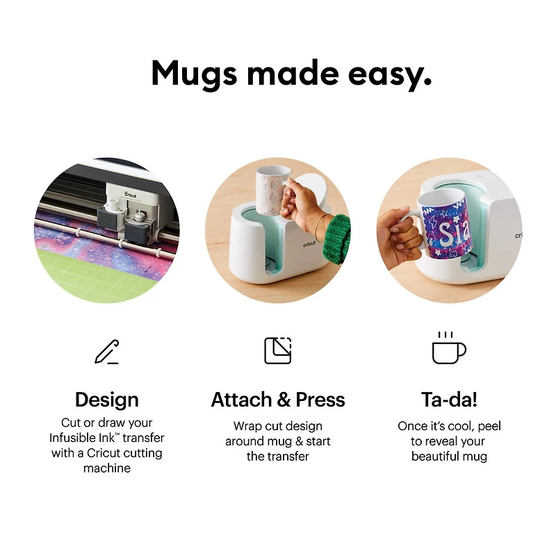 Cricut Mug Press™ Pop Beveled Bundle​