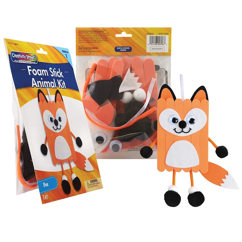 Creativity Street® Animal Felt & Foam Craft Kit Set
