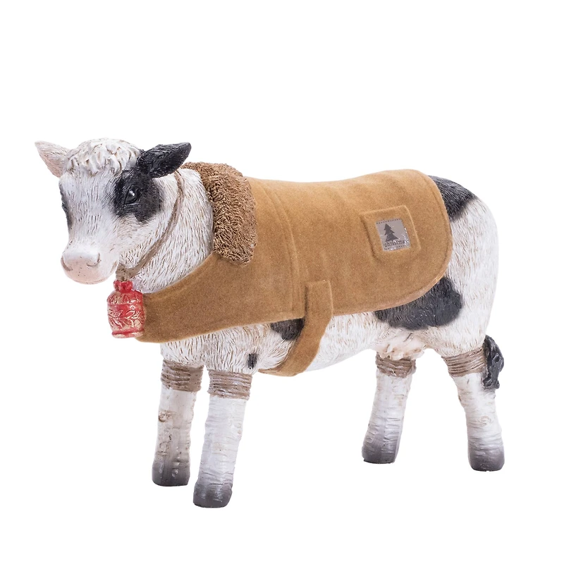 Farm Animal Figurines with Winter Coat, Set of 4