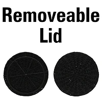 Household Essentials 19" Woven Storage End Table