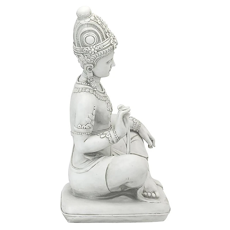 Design Toscano 21.5" Sitting Thai Teppanom Beautiful Being Statue