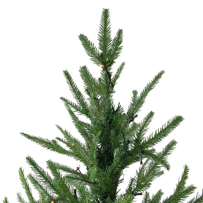7.5ft. Pre-Lit Silverthorne Fir Artificial Christmas Tree, Clear Lights