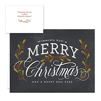 Hortense B. Hewitt Co. Christmas Chalkboard Holiday Cards