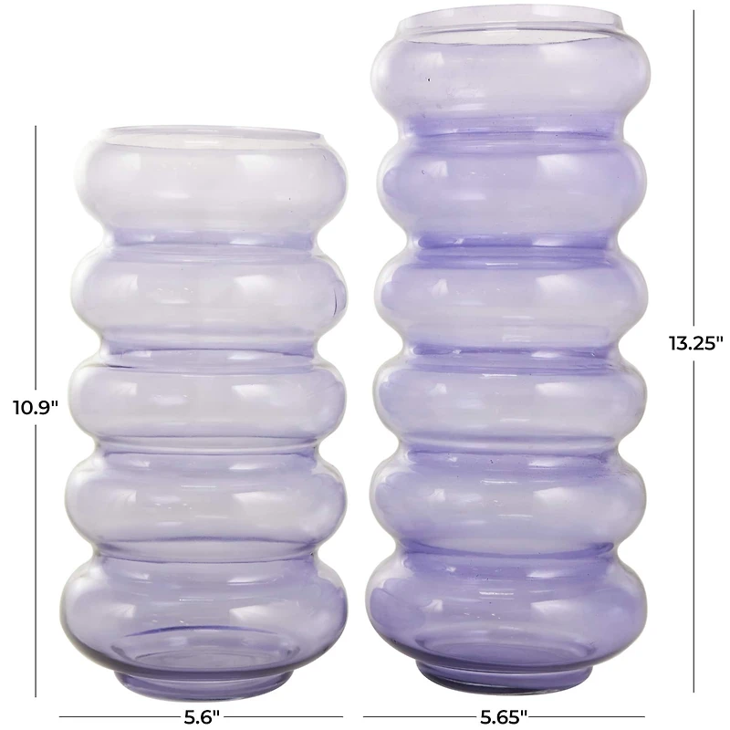 Glass Bubble Vase Set