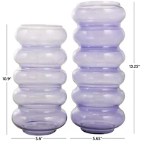 Glass Bubble Vase Set