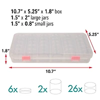 The Beadsmith® 10.5'' x 5'' x 2'' Stack Container Org Box