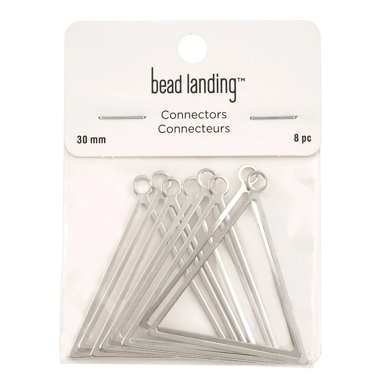 12 Packs: 8 ct. (96 total) Triangle Connectors by Bead Landing™