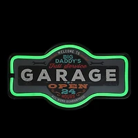 17" Neon Style LED Daddy's Garage Wall Sign