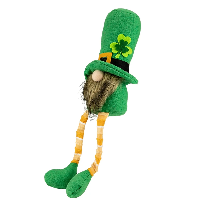 17" St. Patrick's Day Leprechaun Gnome with Dangly Legs