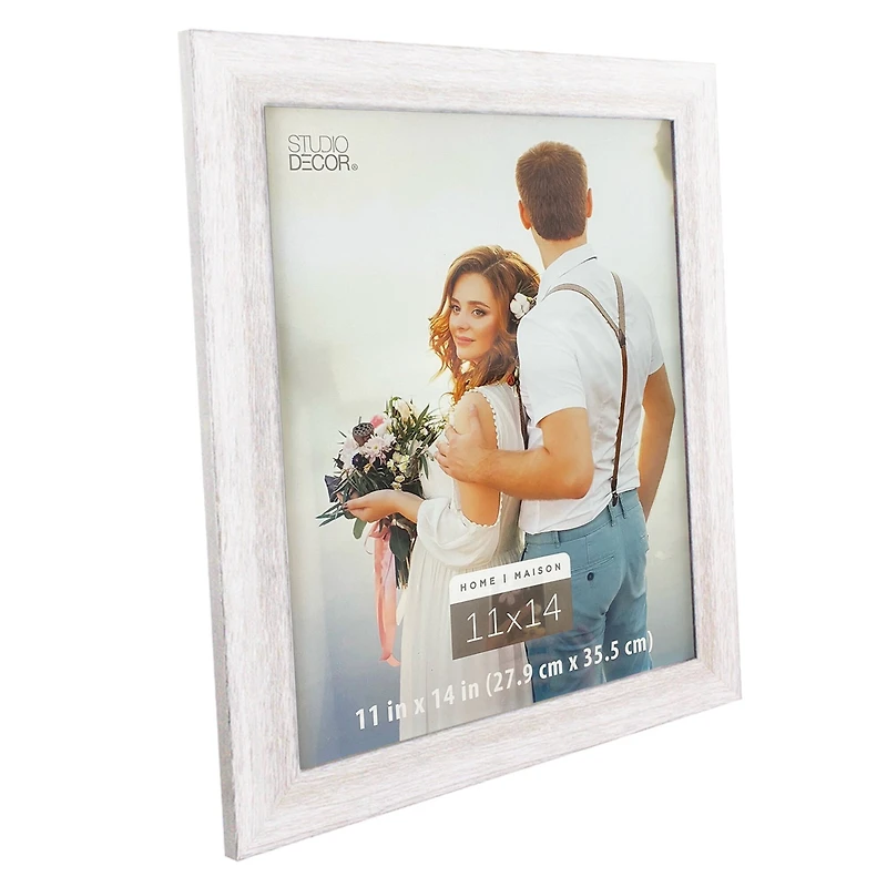 Home Distressed White Frame by Studio Décor