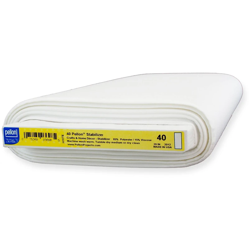 Pellon® White Sew-In Midweight Stabilizer, 20'' x 10yd.