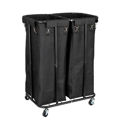 Household Essentials 2-Bag Rolling Laundry Sorter