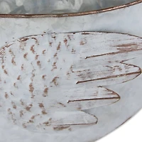 DII® 12.5" Bird Galvanized Wall Planter