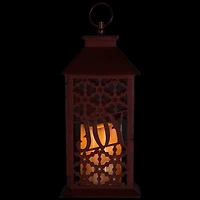 Snowflakes "Joy" Christmas Candle Lantern - 11"
