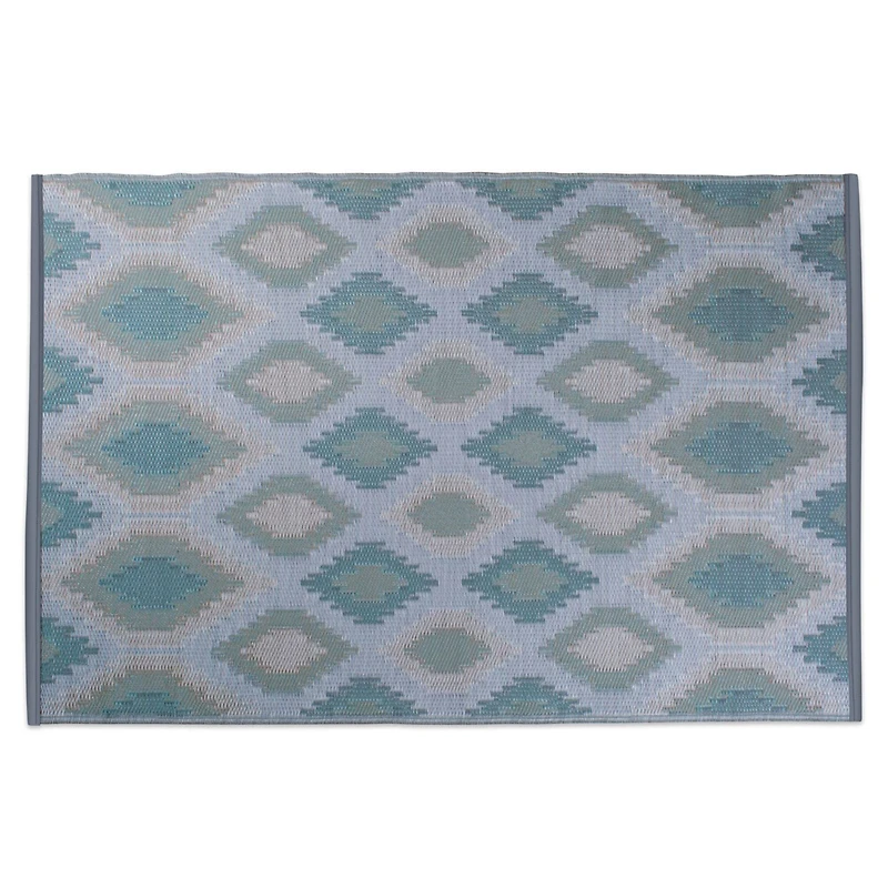 DII® Green Ikat Outdoor Rug, 4ft. x 6ft.