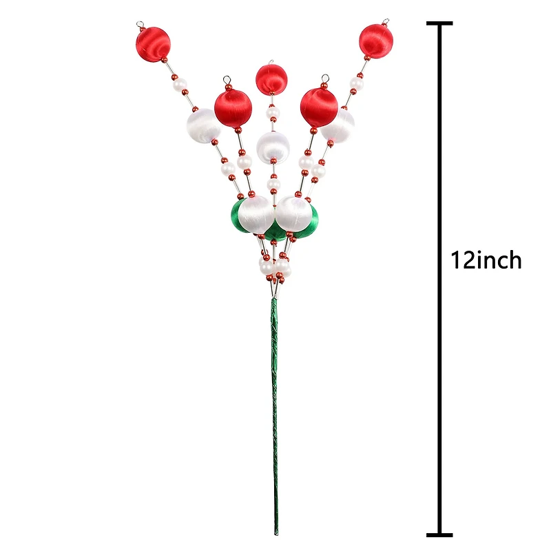 12" Ball Ornament Spray Pick by Ashland