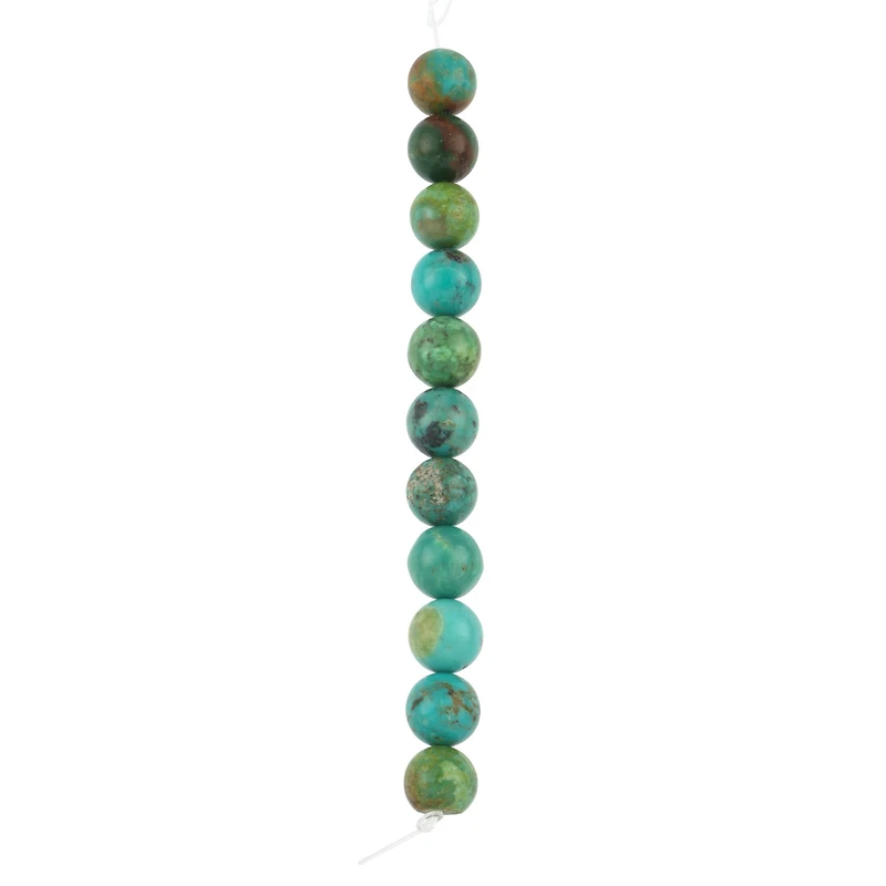Turquoise Round Beads, 7.5mm by Bead Landing™