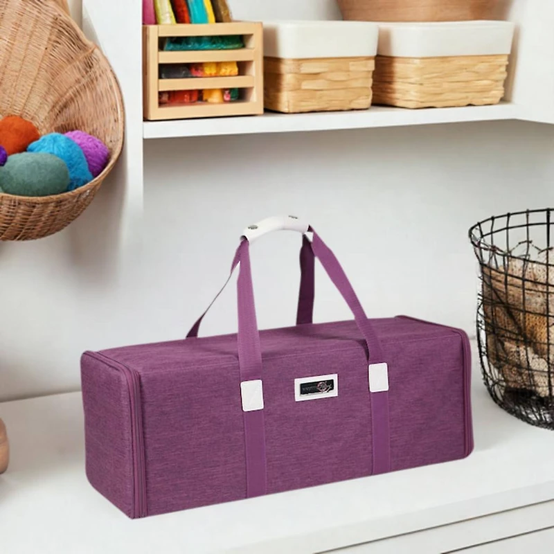 Everything Mary Heather Plum Die-Cut Machine Carrying Case