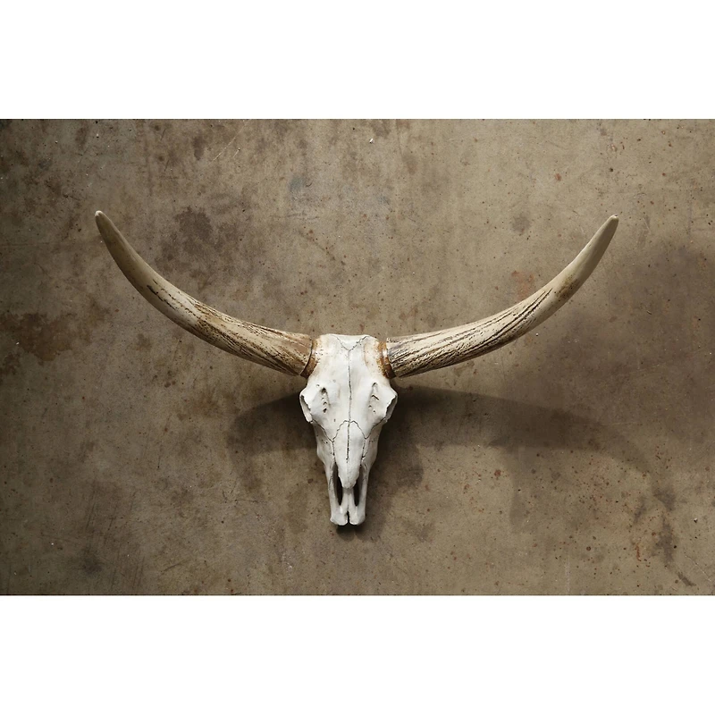 Hello Honey® Resin Steer Skull Wall Décor