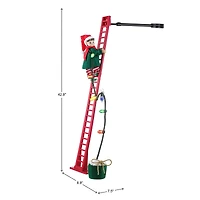 Mr. Christmas 43" Animated Ladder Climbing Elf