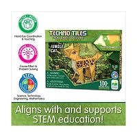 Techno Tiles - Jungle Cat: 100+ Pcs