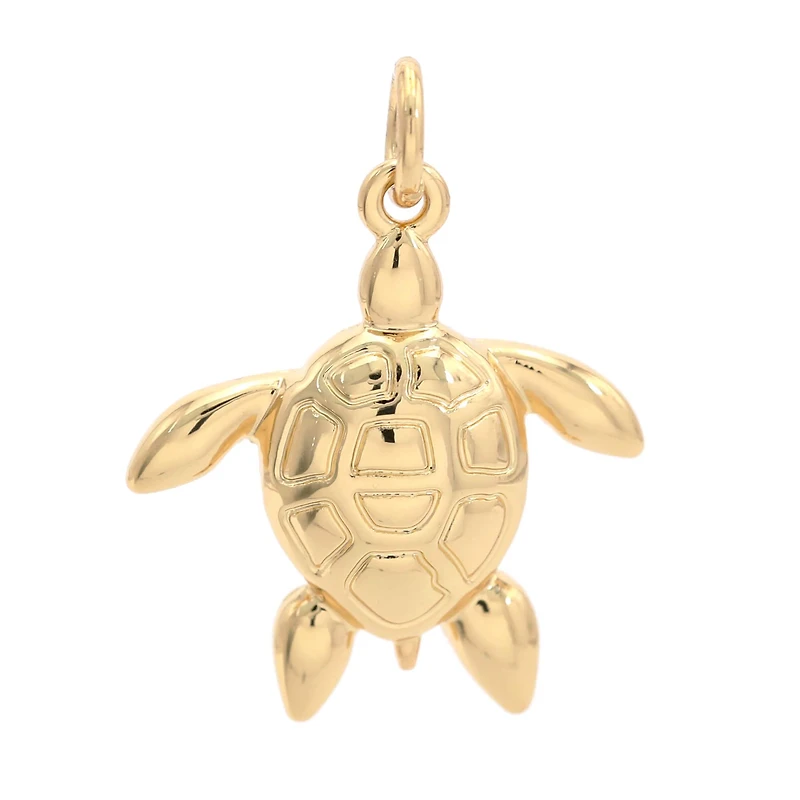 14K Gold Plated Turtle Charm by Bead Landing™