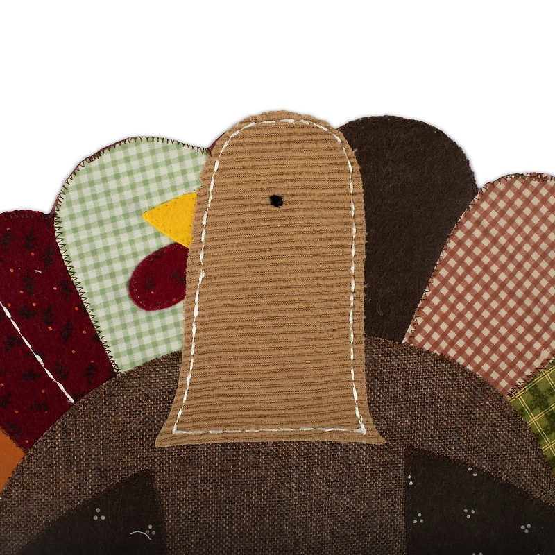 DII® Embroidered Turkey Placemat Set