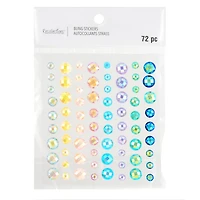 12 Packs: 72 ct. (864 total) Iridescent Pastel Rhinestone Stickers by Recollections™