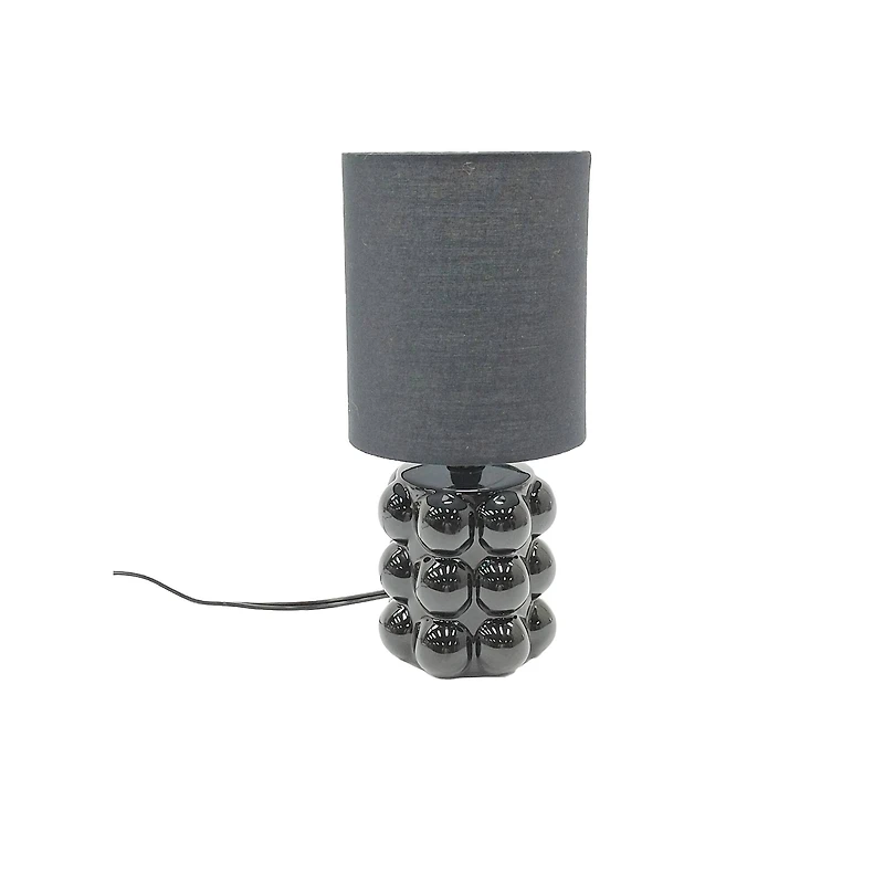12.25" Black Bubble Tabletop Lamp by Ashland®