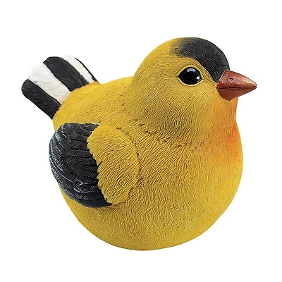 Design Toscano 8" Goldfinch Burly Bird Statue
