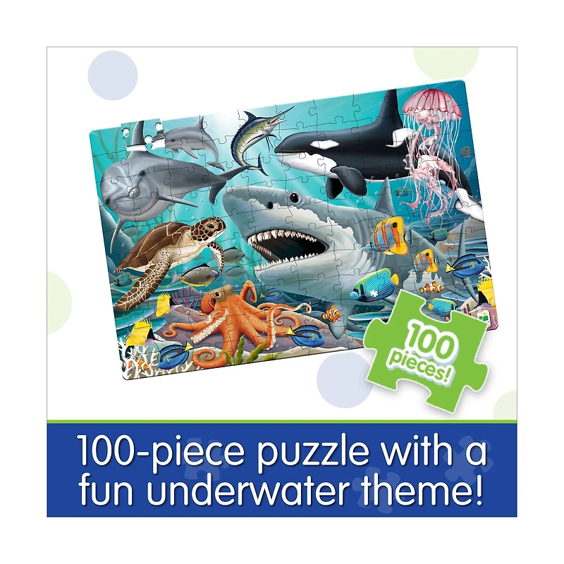 Puzzle Doubles! - Glow in the Dark Sea Life: 100 Pcs