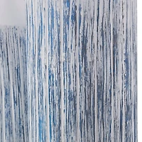 Blue & White Metal Brushed Vase Set