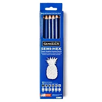 General's® Semi-Hex® Classic Graphite Drawing 12 Pencil Set