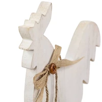 9.5" Distressed Rooster Silhouette Spring Décor